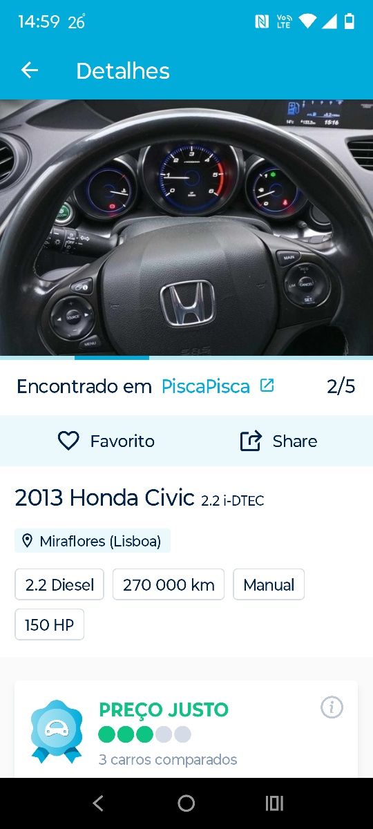 Honda Civic 2.2 i.Dtec
