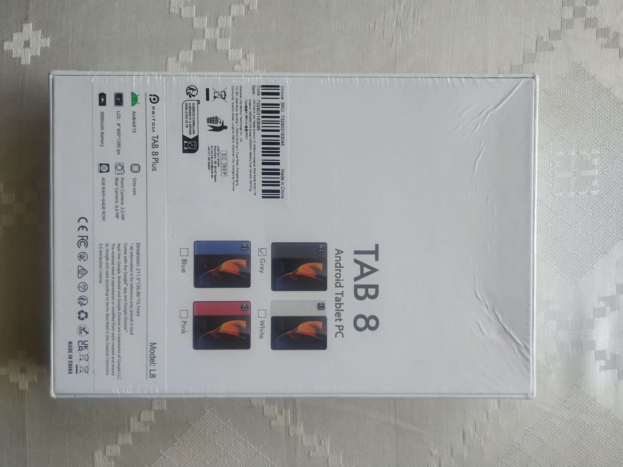 Планшет Pritom Tab 8 Plus 4/64