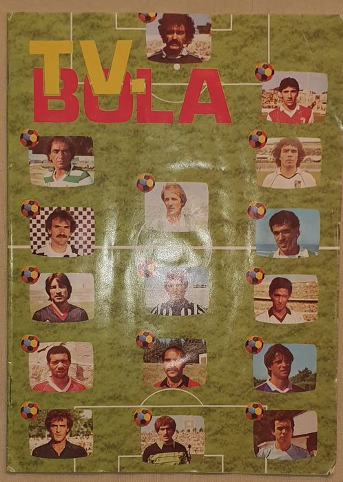 Tv bola caderneta cromos futebol rara 84/85
