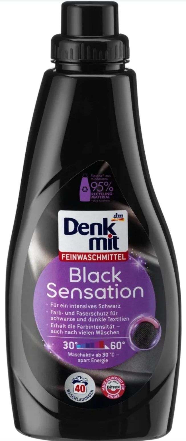 Гель для чорної білизни концентрований Denkmit Sensation Black 1000 мл