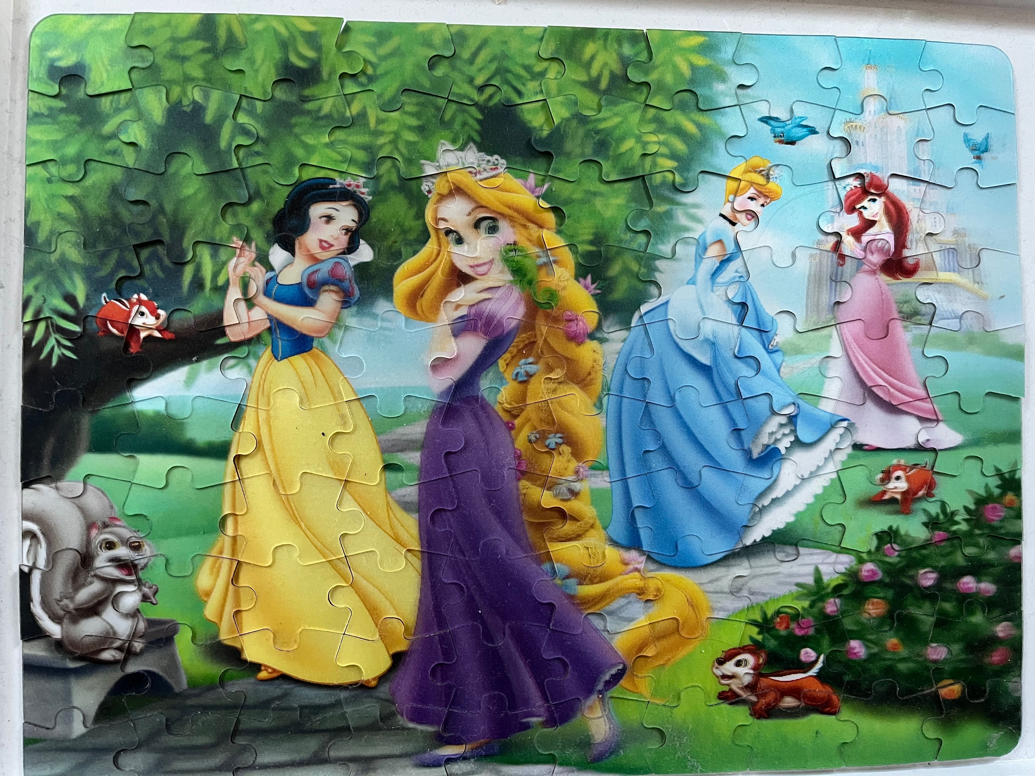 Puzzle 3D de princesas Disney