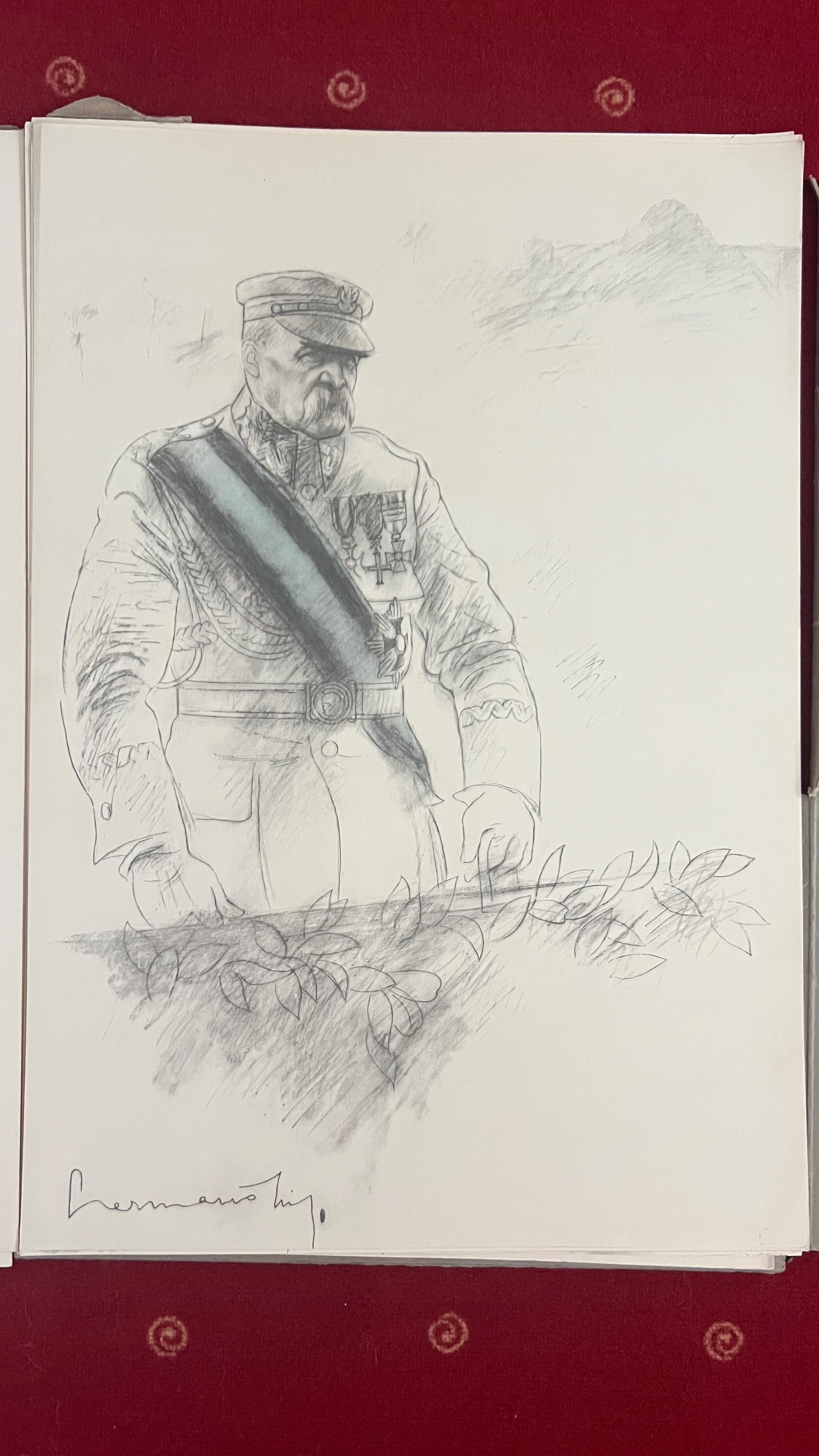 Józef Piłsudski w 13 planszach, 1935 r.