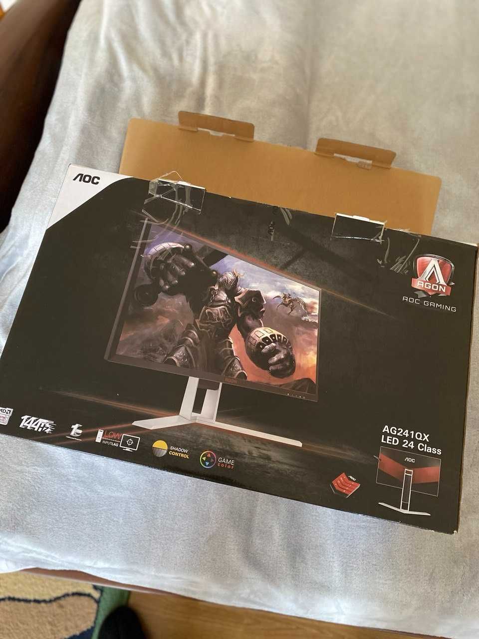 монітор AOC AGON AG241QX 24", 2K - (2560x1440 Quad HD), 144hz, динамік