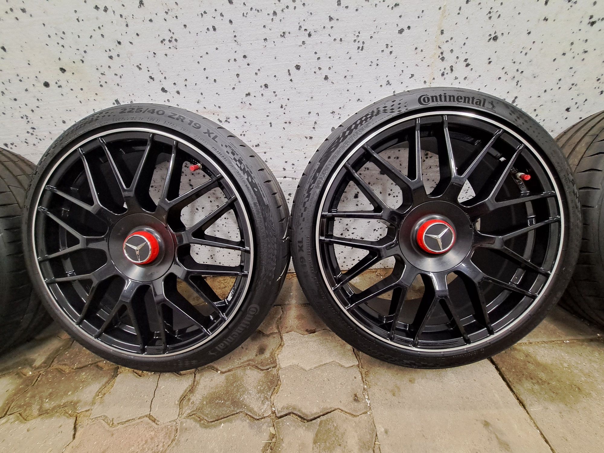 Alufelgi 19 Mercedes AMG 5x112 ET45 8,5J Opony Lato Continental 225 40