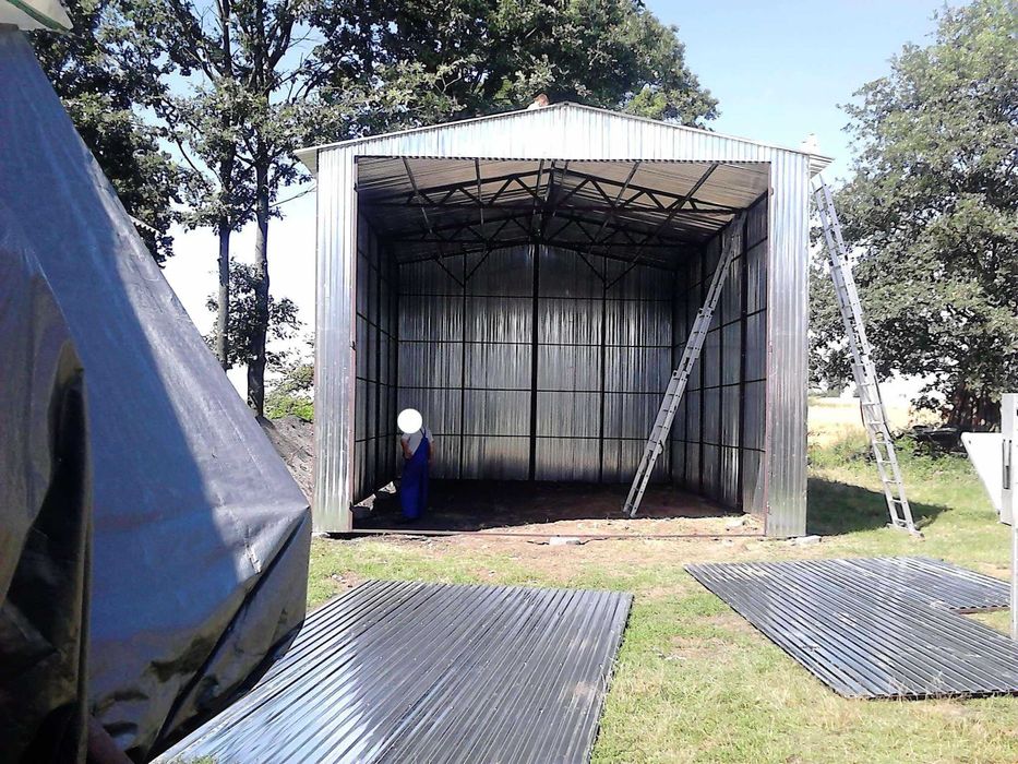 Garaż blaszak 5x6! Garaż blaszany! Garaże 6x8 8x8 5x7 6x6 7x7 12x6 6x9