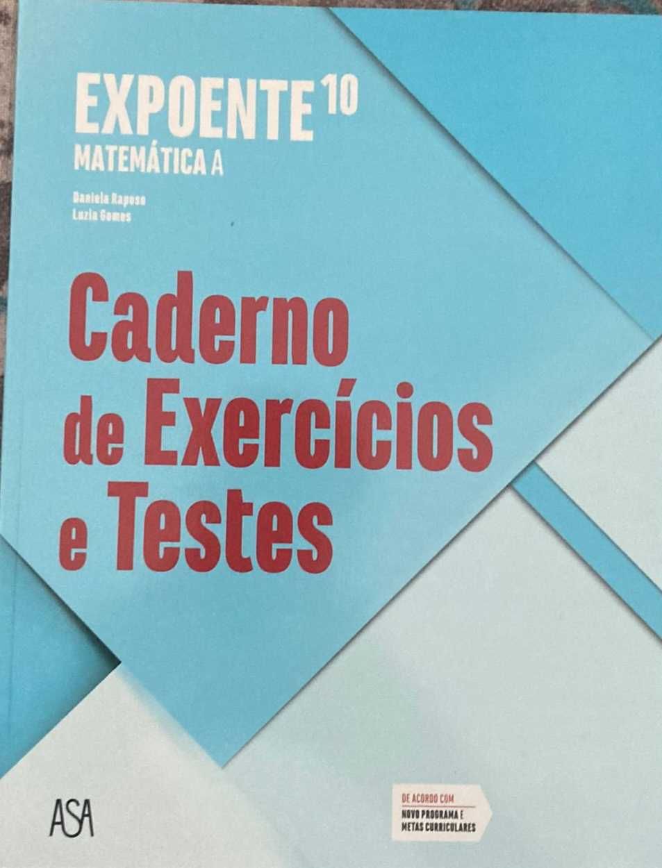 Livros de fichas  novos do 10.° ano