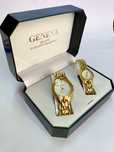 USA NOWY Komplet zegarkow GENEVES QUARTZ damski i meski - NOWE BATERIE
