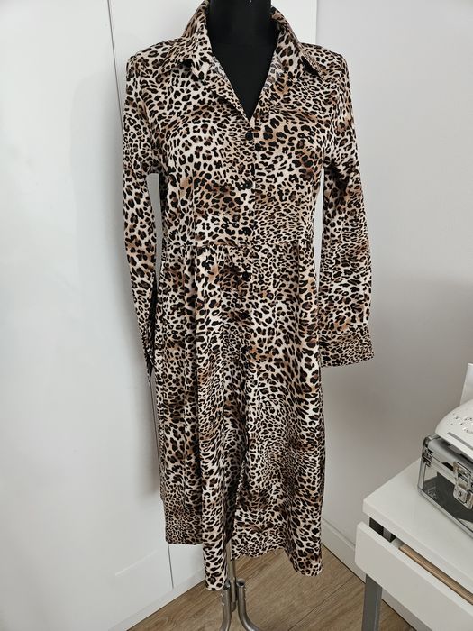 Sukienka panterka nq czasie M/L