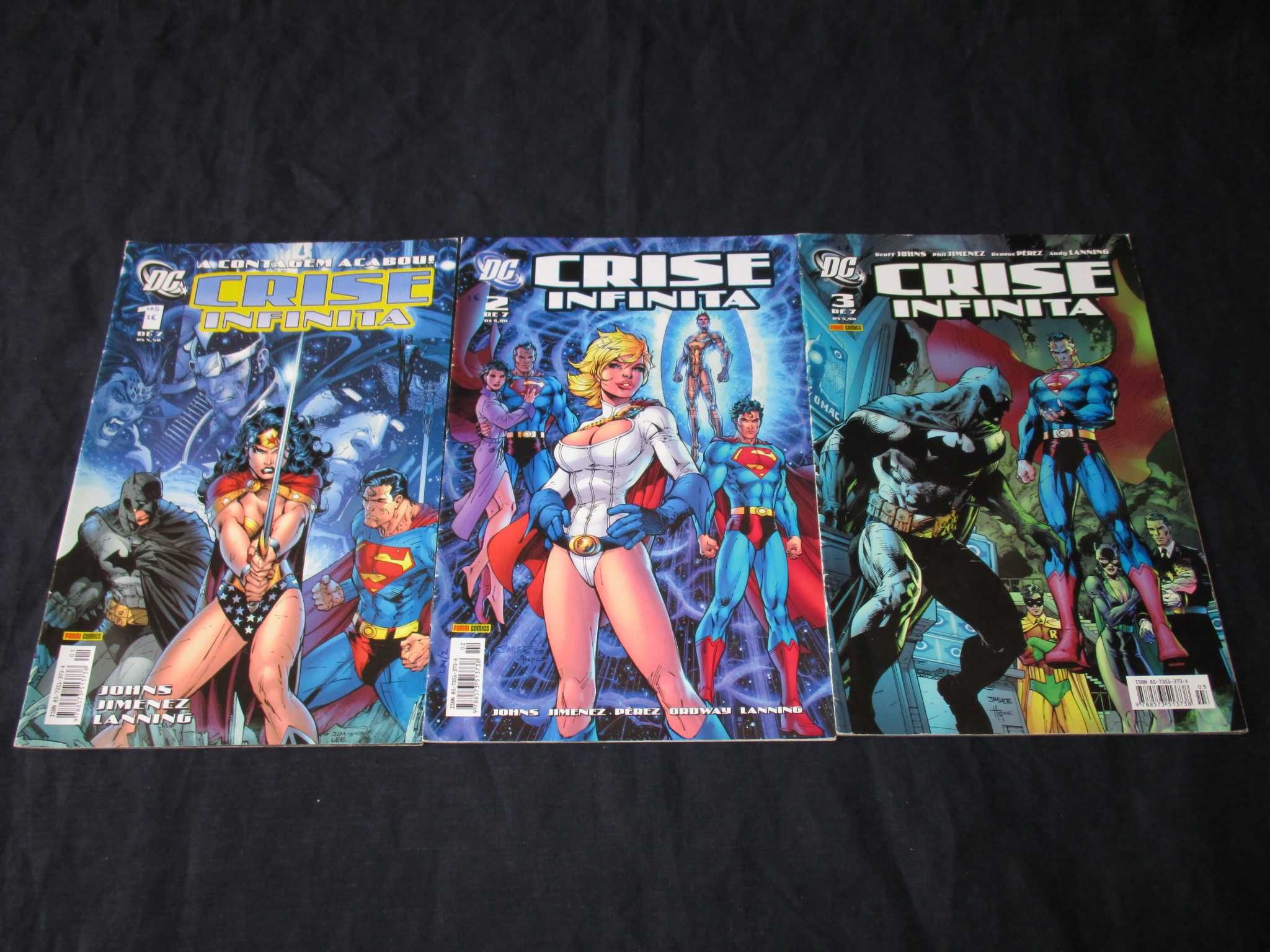 Livros BD Crise Infinita Dc Comics Panini 2006