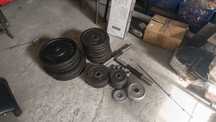 Obciążenie 120 kg + gryfy
