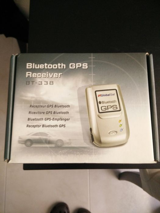 GlobalSat - Antena GPS Bluetooth portatil