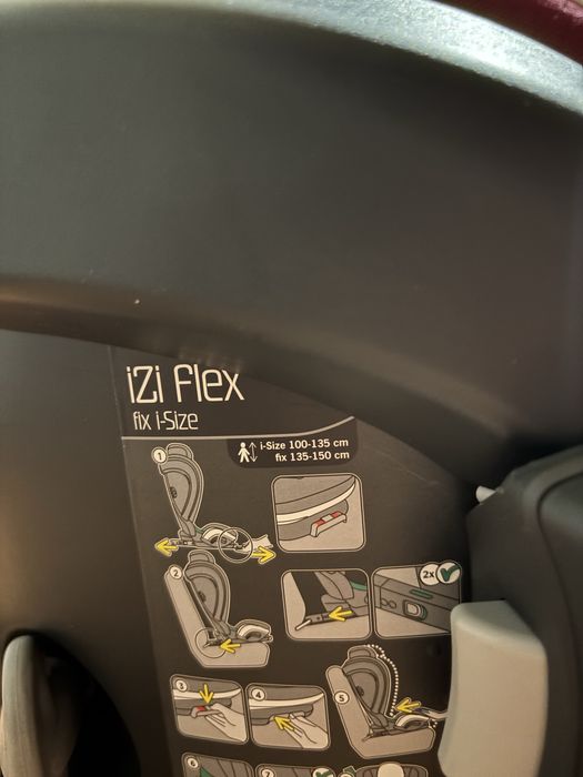 Cadeira auto BeSafe izi flex fix i-Size