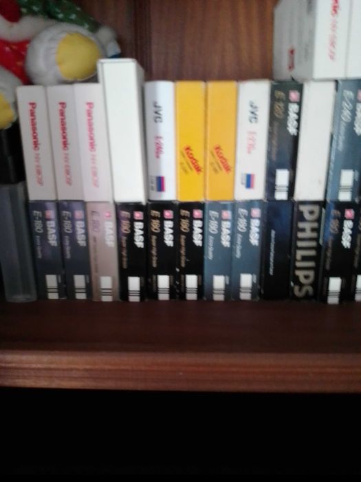 Cassetes VHS de 120/180/240 minutos