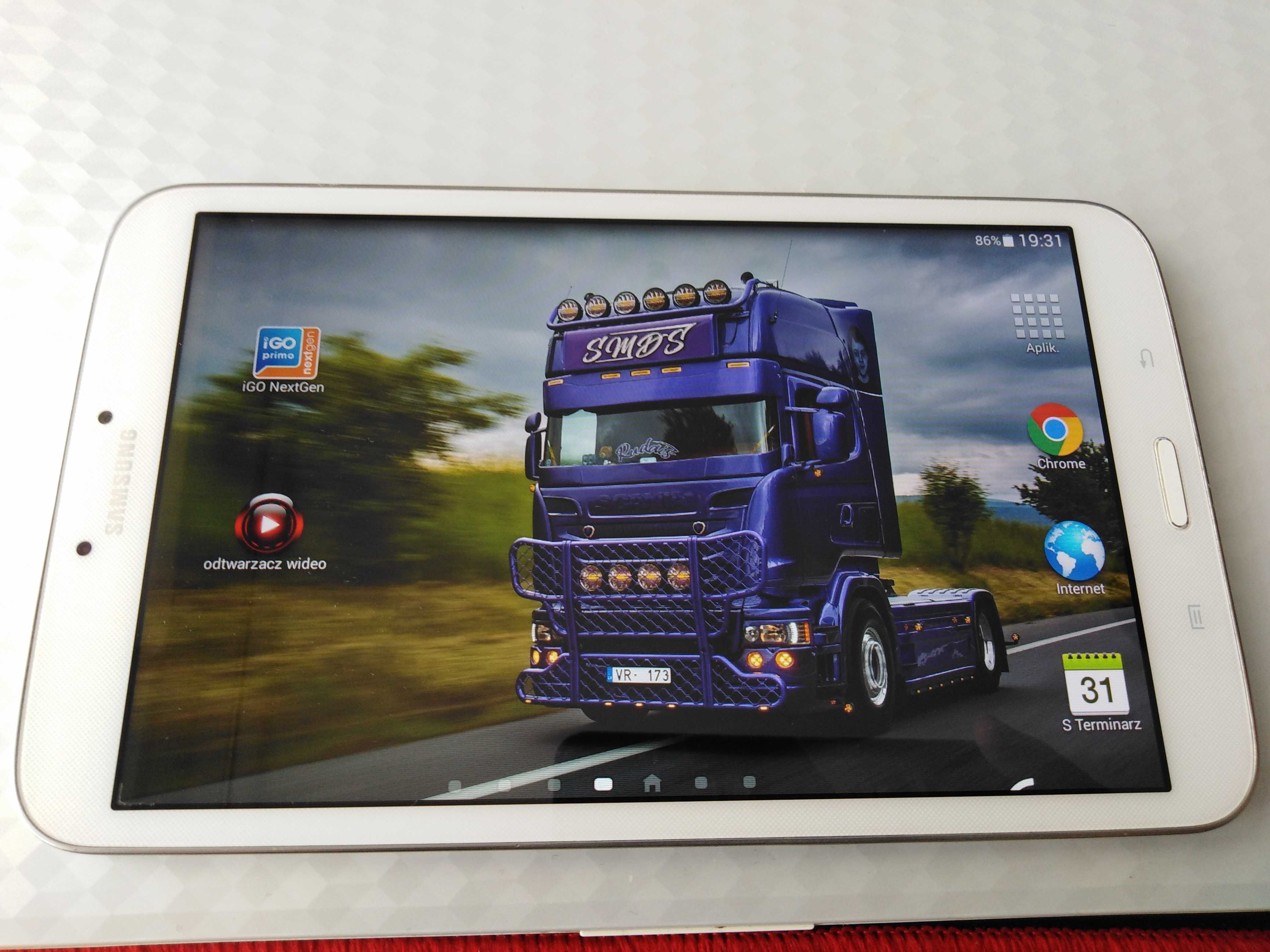 Tablet Samsung - Nawigacja TIR bus ciężarówka IGO Truck