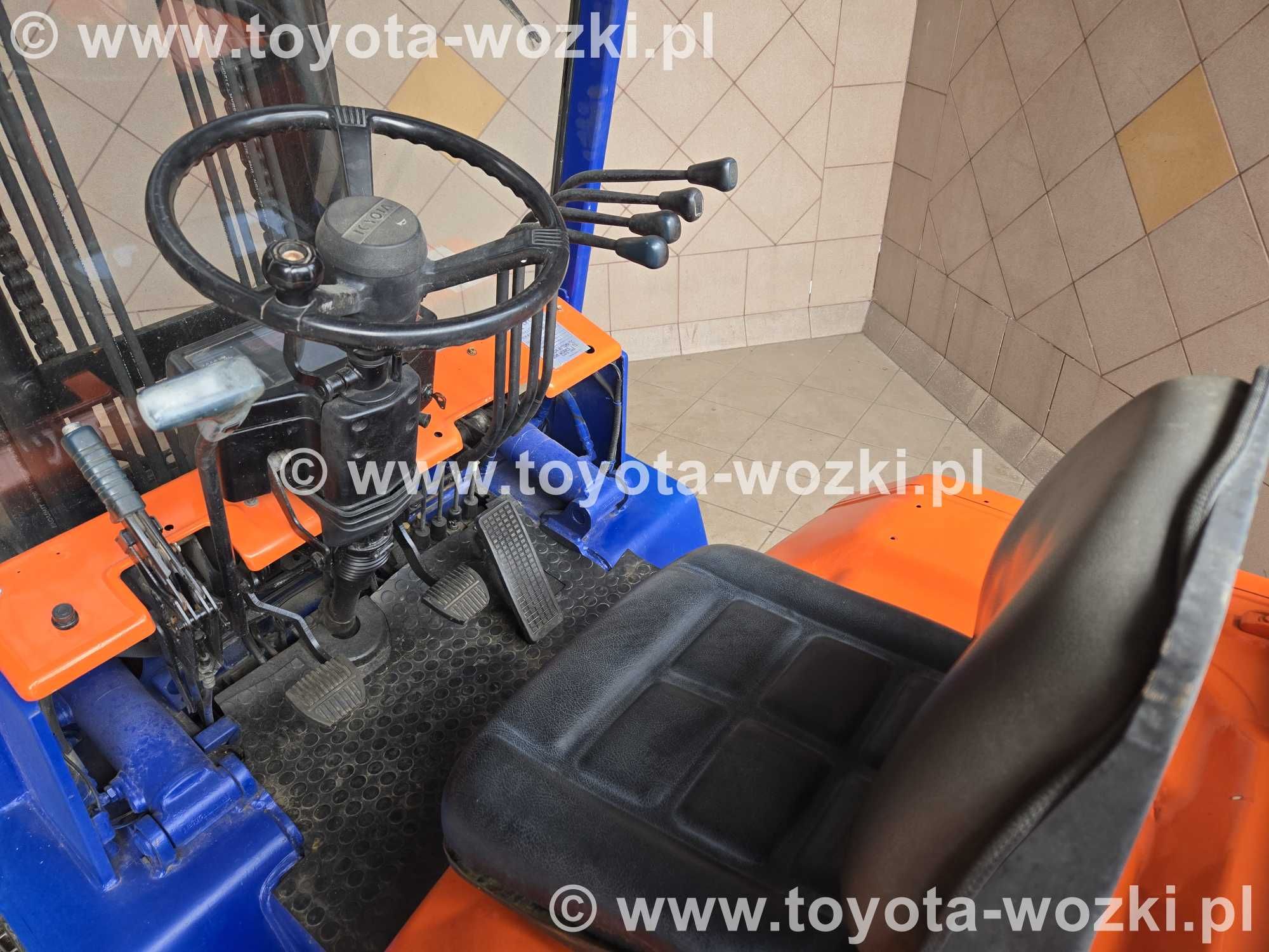 Wózek widłowy TOYOTA 5FD30 Pozycjoner przesuw b. TOYOTA 5FDF30  Linde