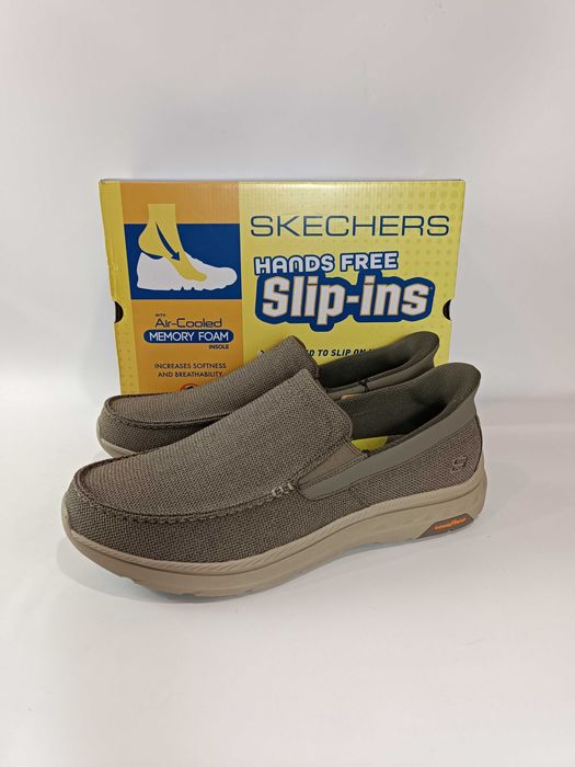 Чоловічі текстильні мокасини Skechers Pollard-Wilfred 50.5 розмір