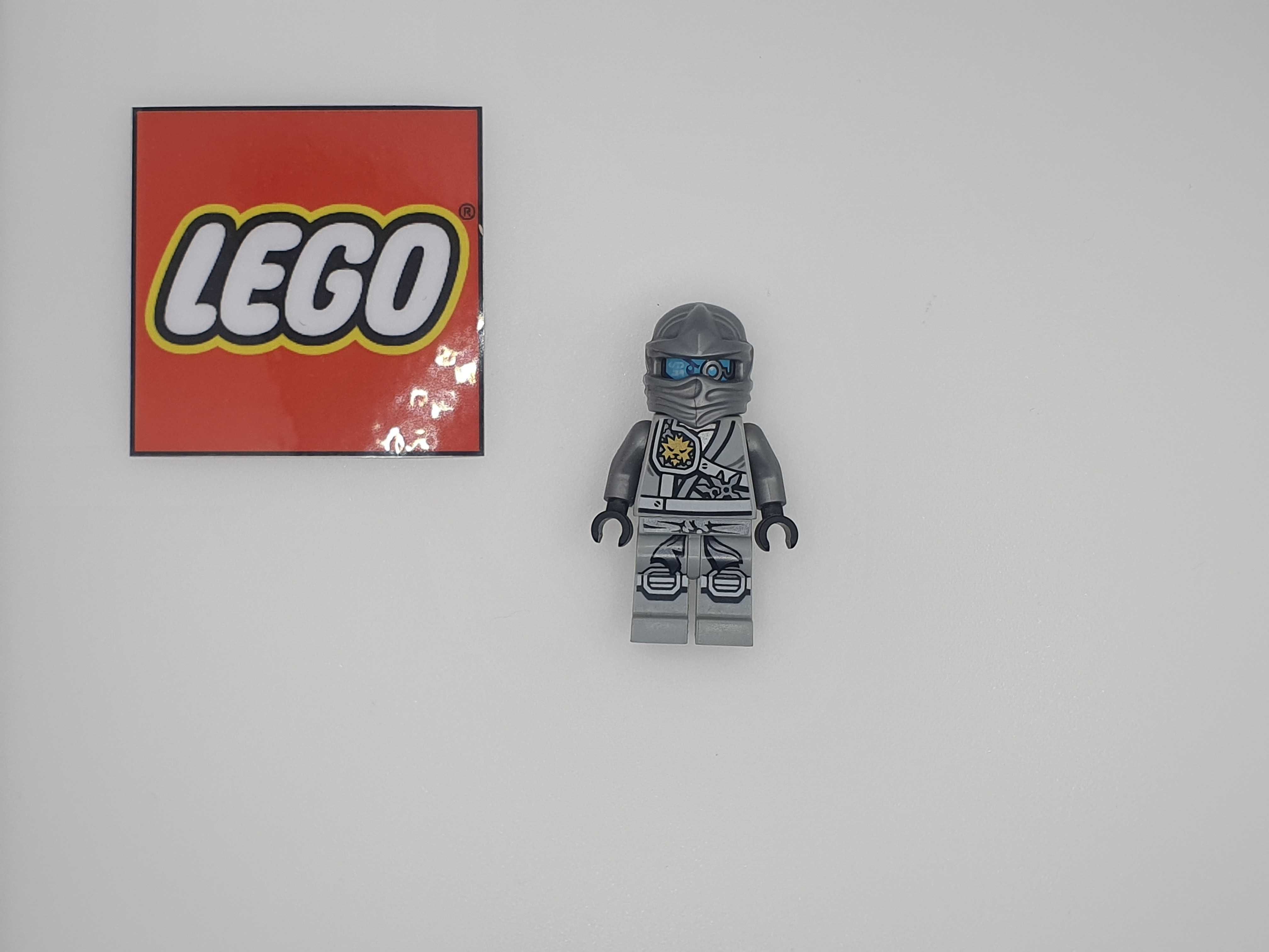 Lego Ninjago figurka Zane - Titanium Ninja Light Bluish Gray, Scabbard