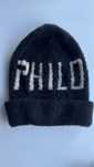 Zimowa czarna czapka wełna PHILO New York superpower wool hat lilac