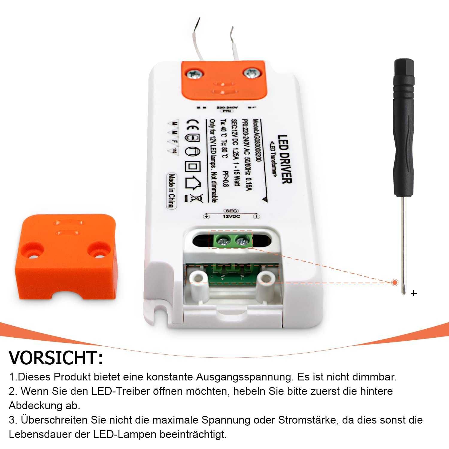 Nowy transformator LED / zasilacz / 1-15W / 12V !1075!