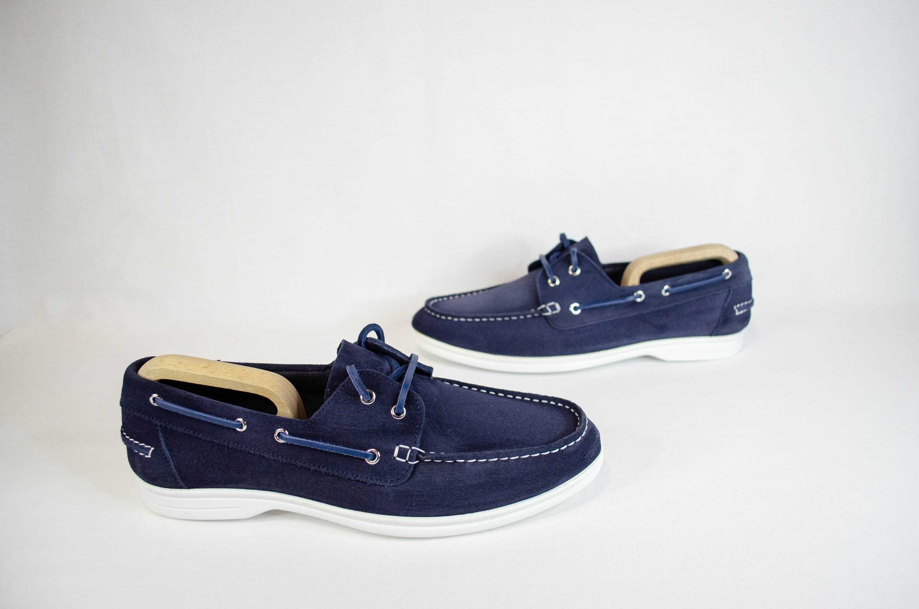 MNG made in Portugal Кожаные Мокасины Оригинал! р. 45 29,5 см
