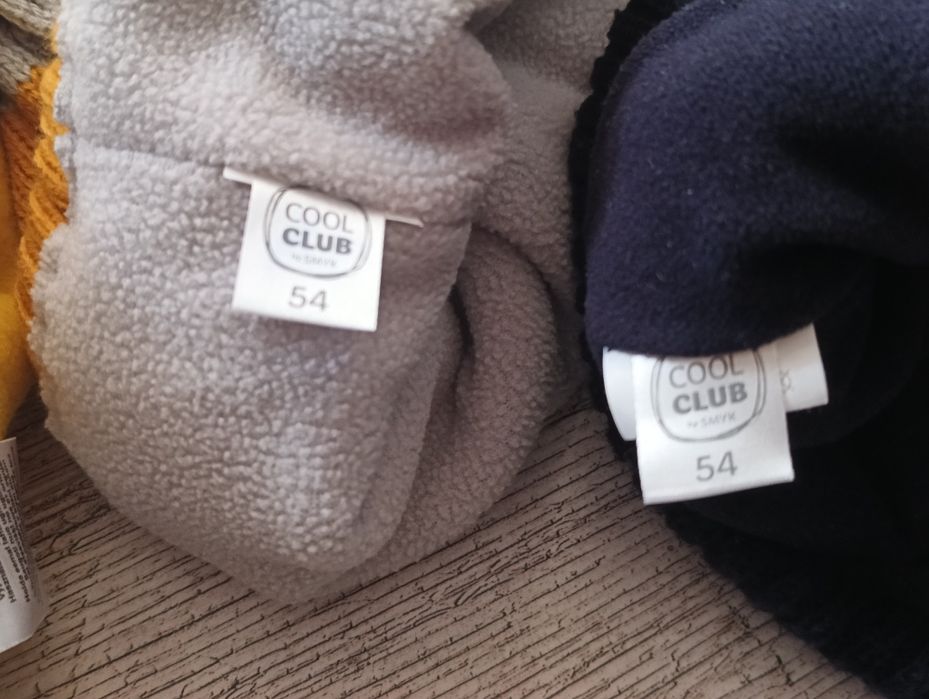 Zestaw 3 ciepłych czapek chłopięcych