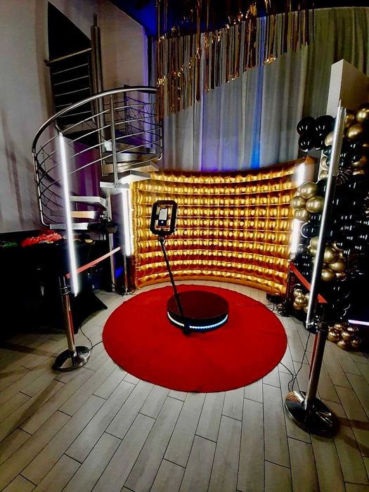 Foto budka 360. Organizacja i obsługa eventów, jubileuszy, wesel.