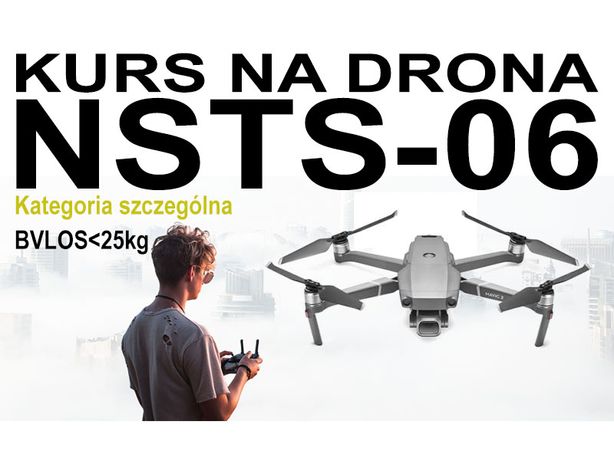 Kurs na drona NSTS-06 - szkolenie w kategorii szczególnej BVLOS< 25kg