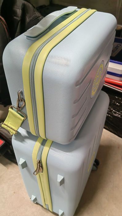 Mala viagem e necessaire Marshmallow