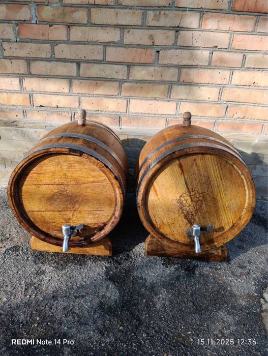 Бочка дубова 30 літрів