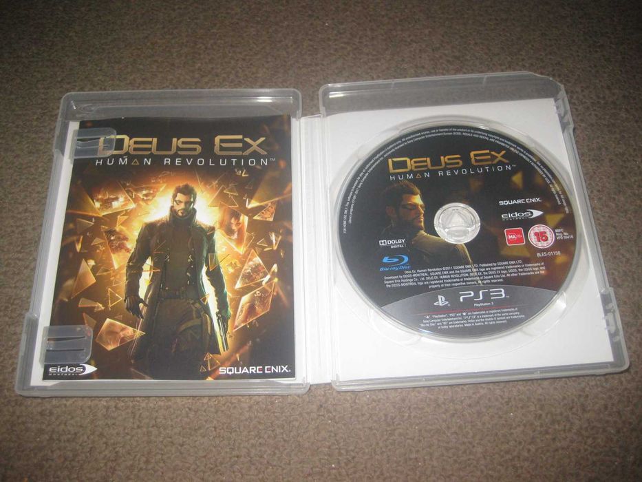 Jogo "Deus EX: Human Revolution" para Playstation 3/Completo!