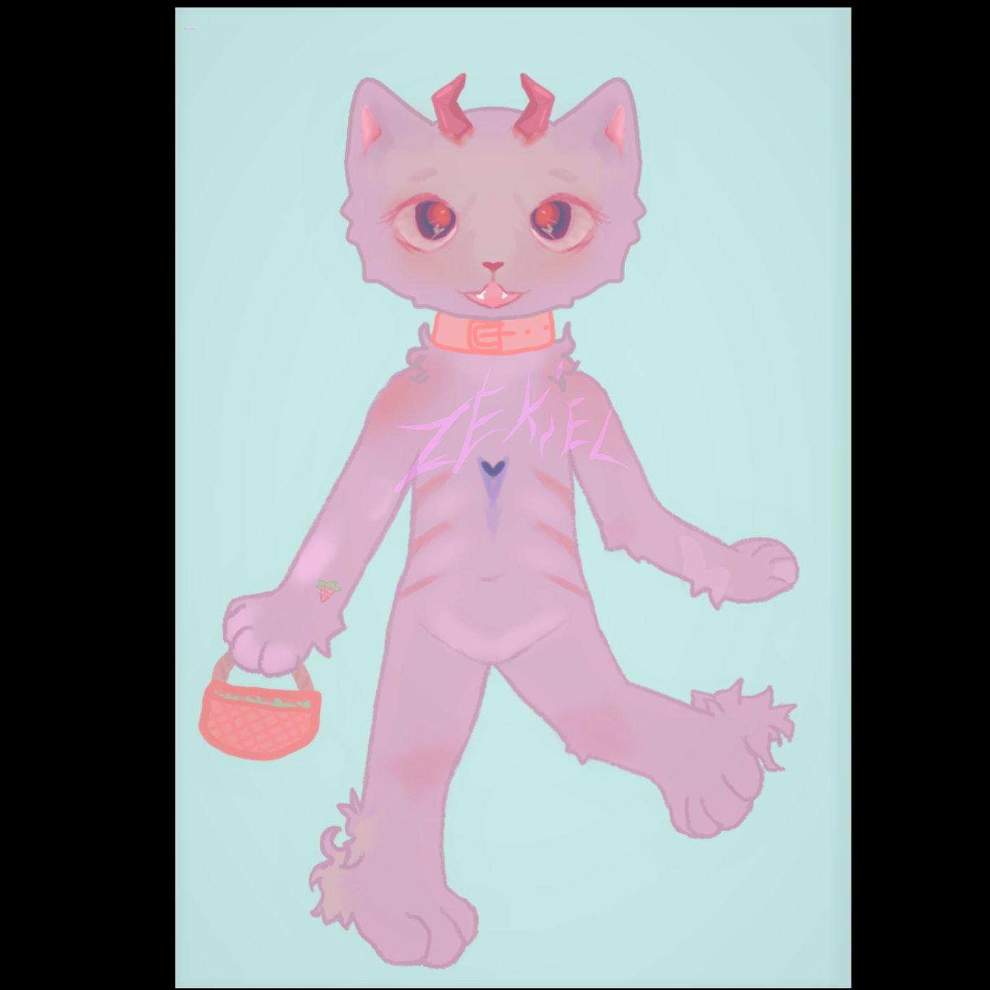 Postać fursona furry rysunek Digital art OC