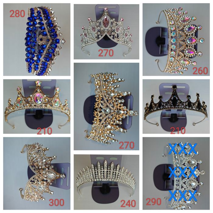 Тіара діадема Корона на торт топпер свічки повітряні кульки