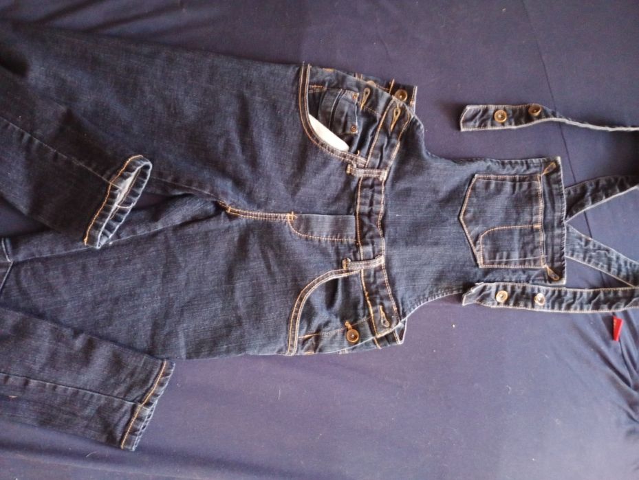 Ogrodniczki jeansowe xs