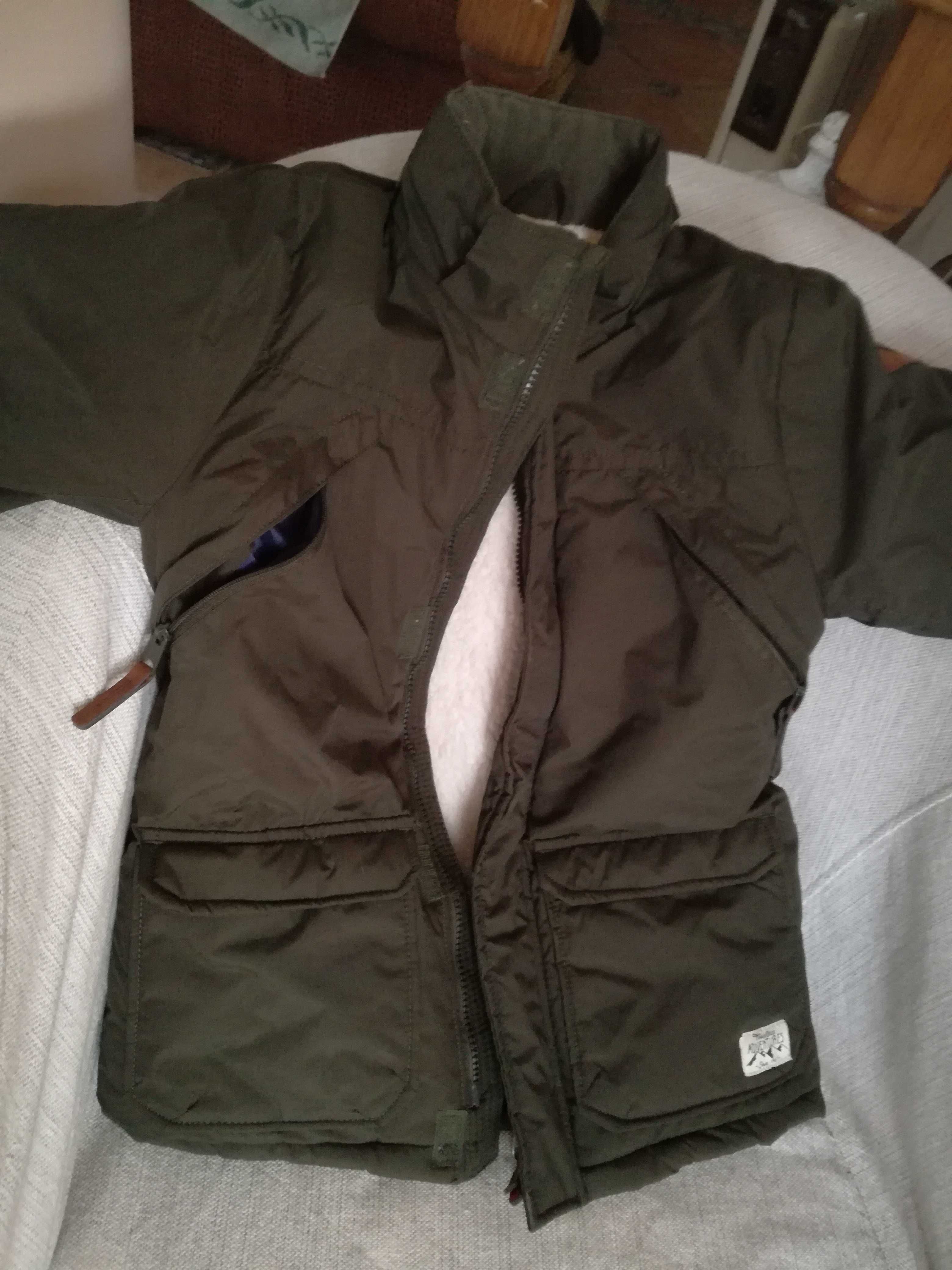 Blusão casaco parka kispo penas H&M, sem capuz