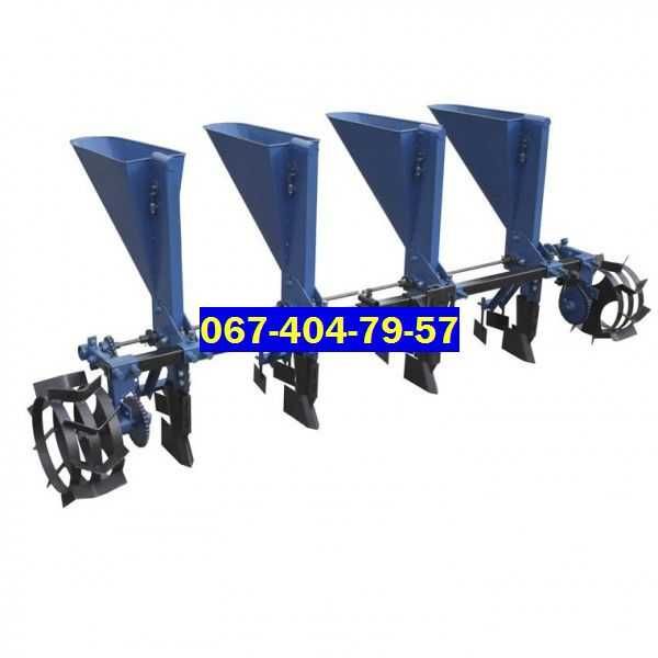 Часникосаджалка 4х рядна (ложки стандарт 24,5) - чеснокосажалка 4 ряда