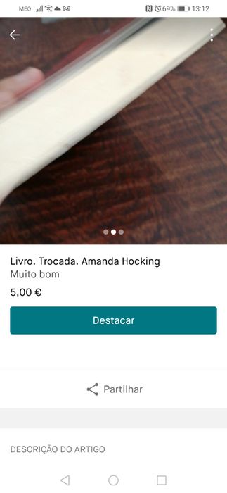 Livro. Trocada. Amanda Hocking