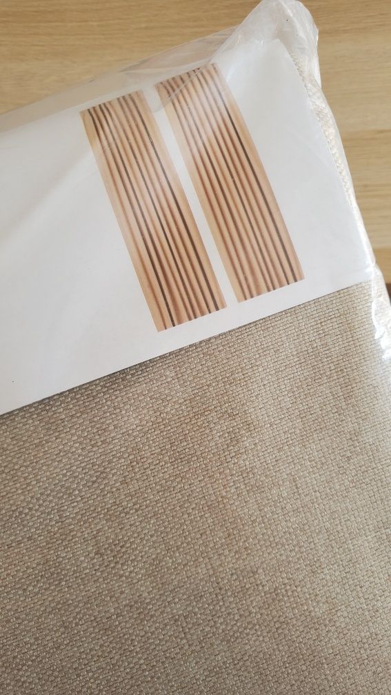 Nowe zasłony beżowe ANNAKAJSA (Ikea) 145x300