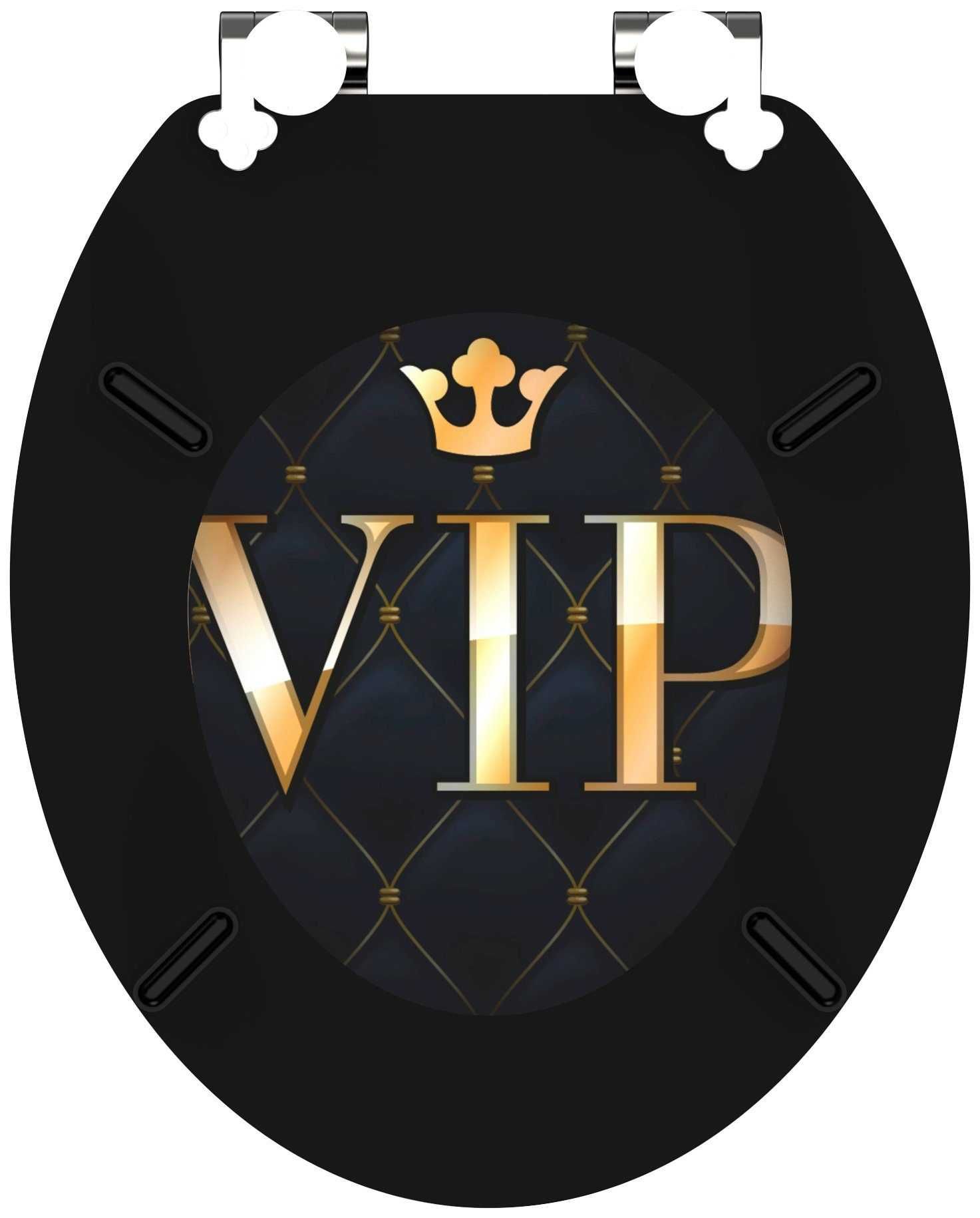 Deska sedesowa WC uniwersalna cichy domyk MDF VIP