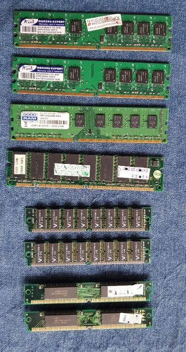 moduły pamięci DDR2, DDR3, SDRAM