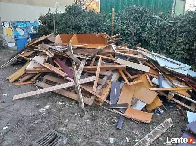 Wywóz mebli, gratów. opróżnianie mieszkań, strychów garaży