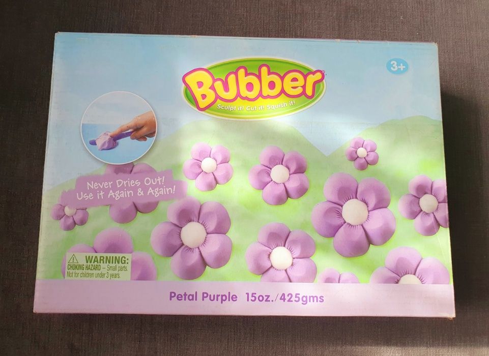 Ciastolina Szwedzka!- kwiatki Bubber 3+