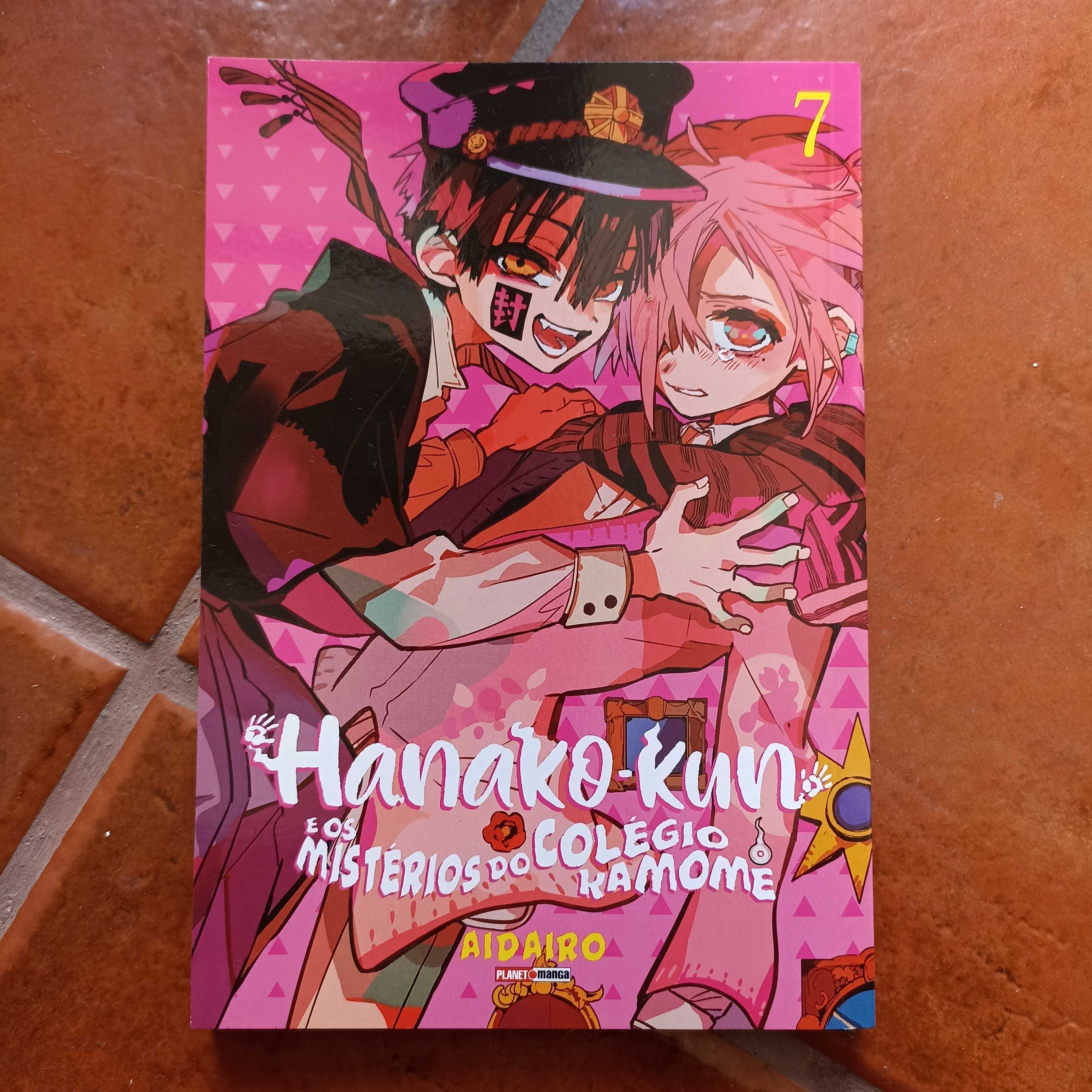 Manga Hanako-kun E Os Mistérios Do Colégio Kamome, volumes 1 a 10 + 16