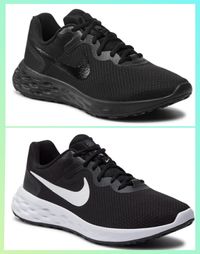 Беговые кроссовки НАЙК (NIKE REVOLUTION 6 NN) чёрный сетка. оригинал