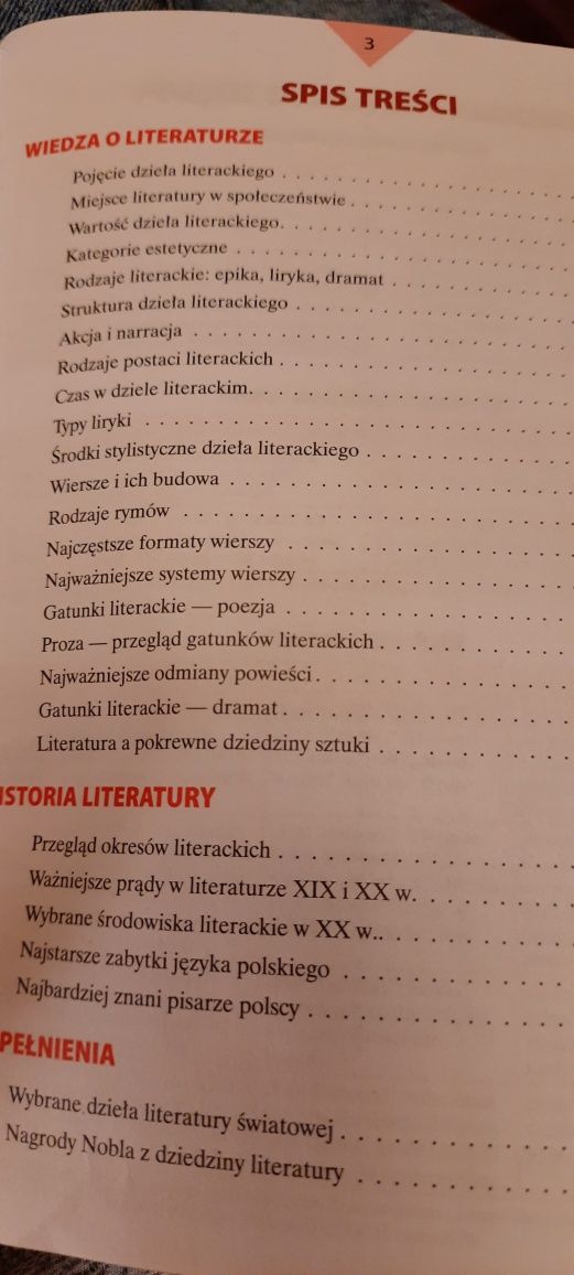 Małe tablice literatura polska przygotowanie do matury język polski