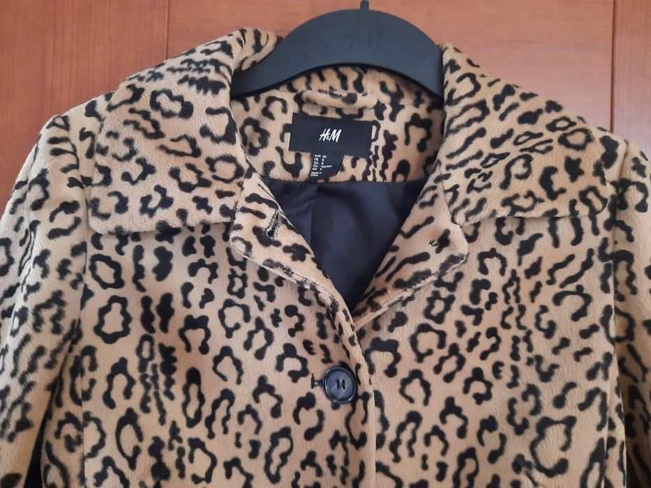 Kurtka w panterkę H&M. Rozmiar 38.