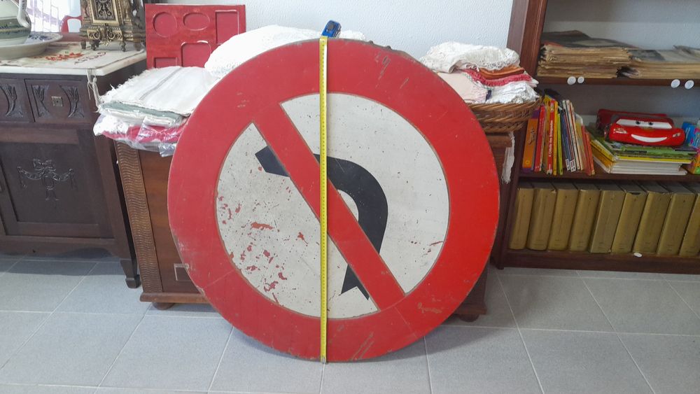 Sinal Trânsito Vintage (90 cm diâmetro)