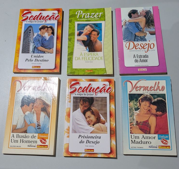 Romance. Livros de bolso.