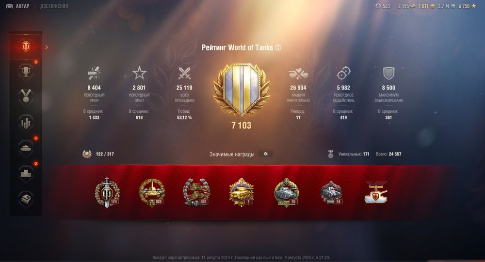 Аккаунт World of Tanks EU , Европа