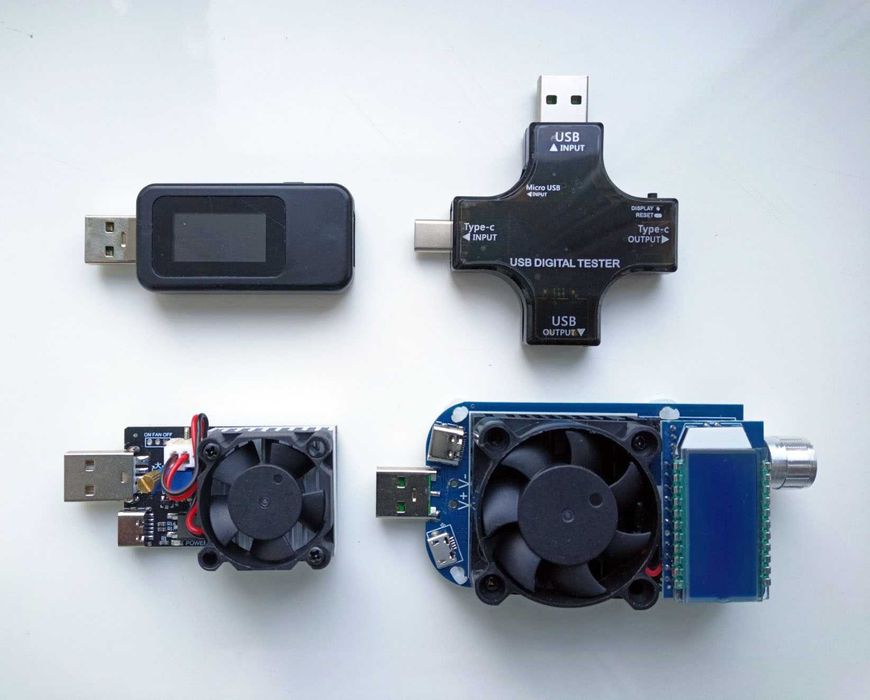 USB тестер Keweisi KWS-MX18L и J7-с, электронная нагрузка 25W, 35W