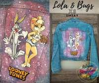 Kurtka jeansowa Sinsay- Looney Tunes CUSTOM